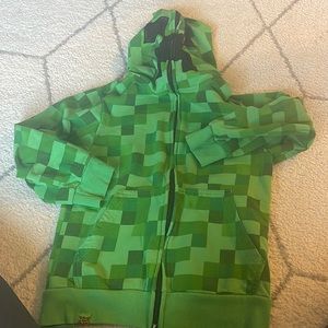 Minecraft Creeper Hoodie Medium